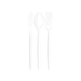 480 Piece Gloss White Full Cutlery Combo Set